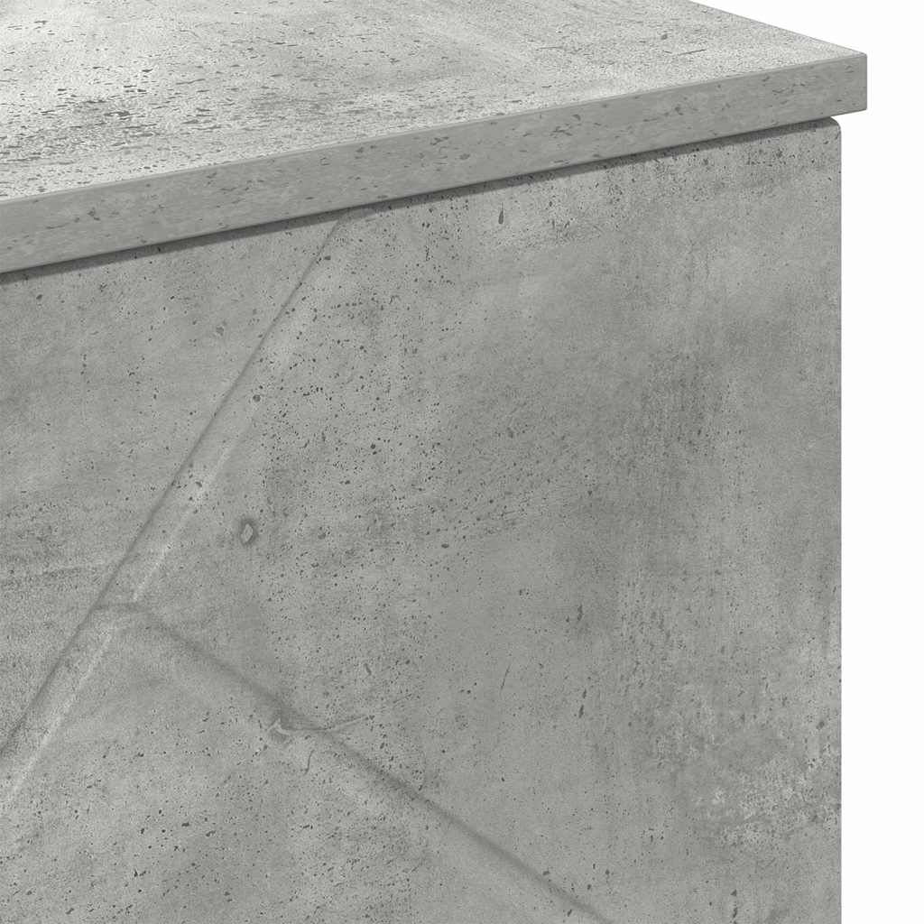 Badrumsskåp med hylla Betonggrå 60 x 35 x 80 cm