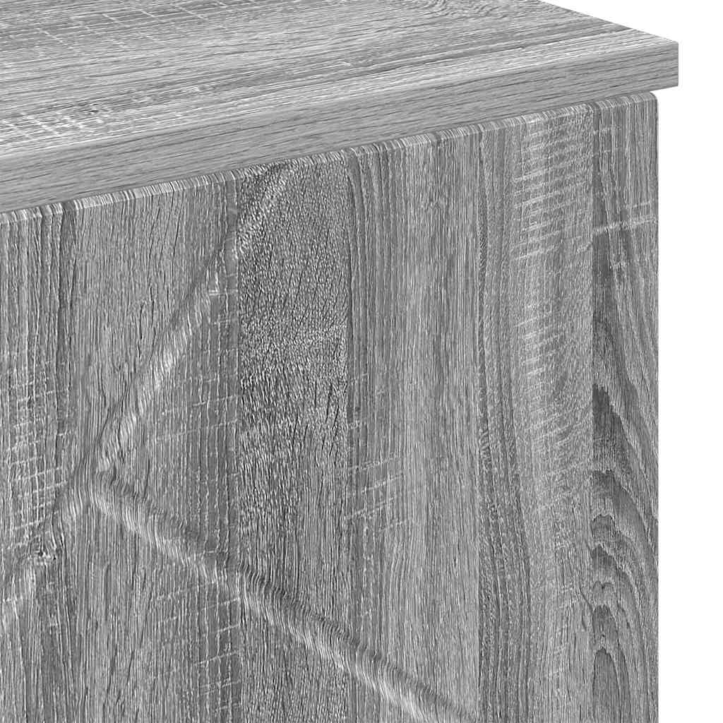 Badrumsskåp med dörr Sonoma Grå 60 x 35 x 80 cm