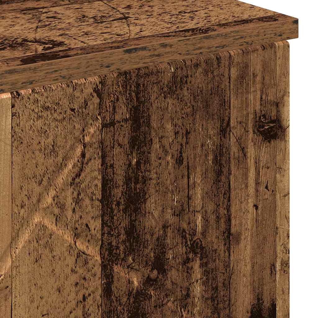 Badrumsskåp Gammalt Trä 60 x 35 x 80 cm