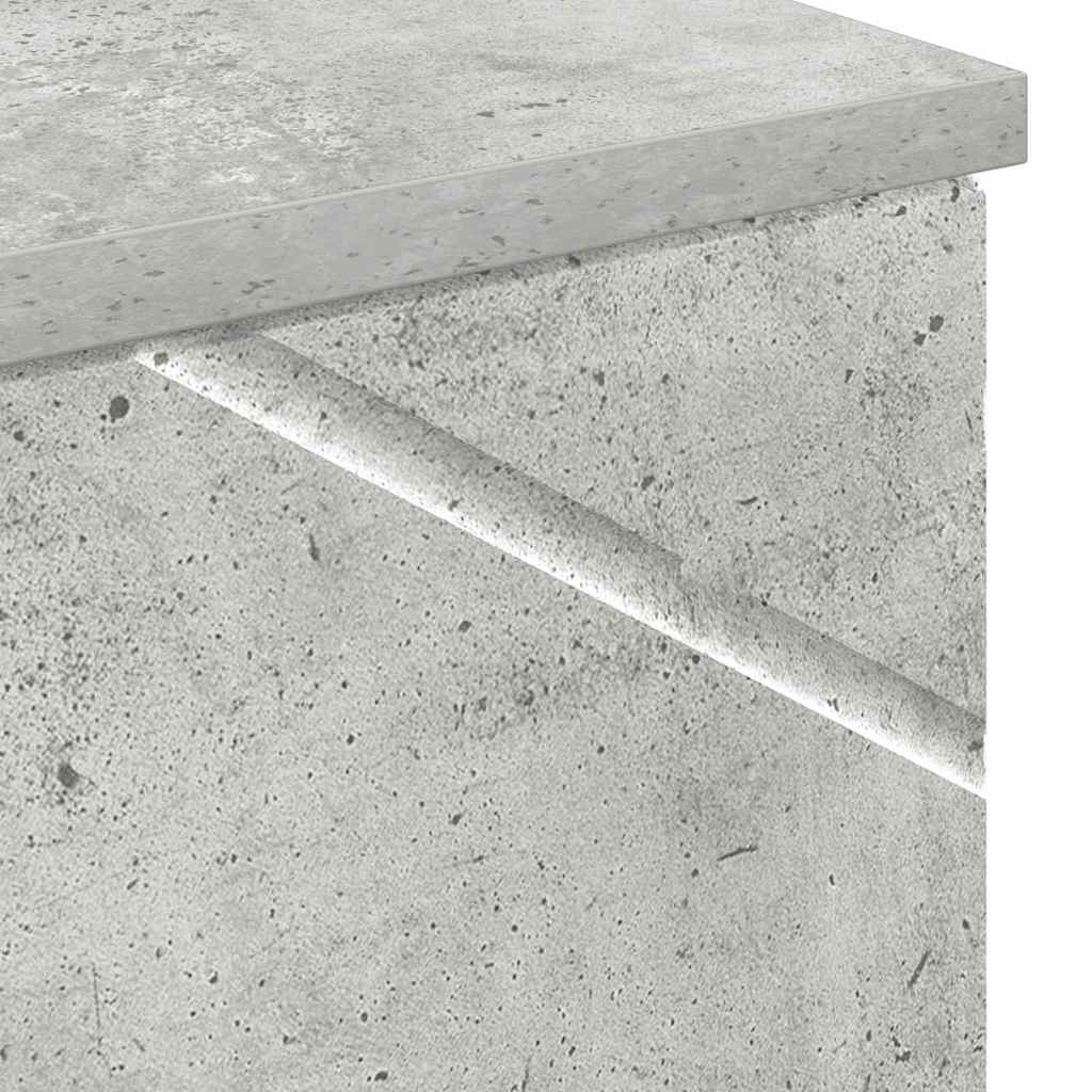 Badrumsskåp Betonggrå 30 x 35 x 192 cm