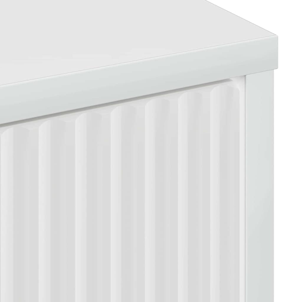 Skänk Högglans Vit 89,5 x 33 x 82 cm