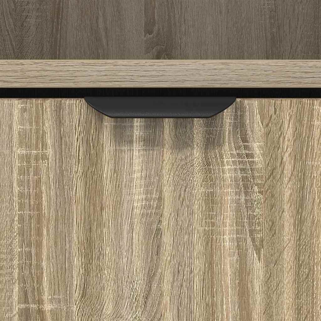 Sängbord 2 pcs Sonoma ek 49 x 36 x 61 cm Konstruerat trä