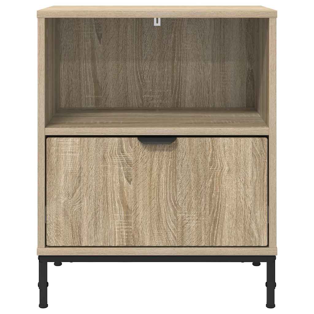 Sängbord 2 pcs Sonoma ek 49 x 36 x 61 cm Konstruerat trä