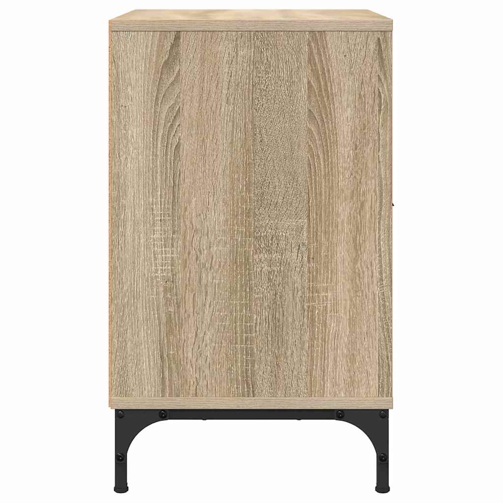 Sängbord 2 pcs Sonoma ek 49 x 36 x 61 cm Konstruerat trä
