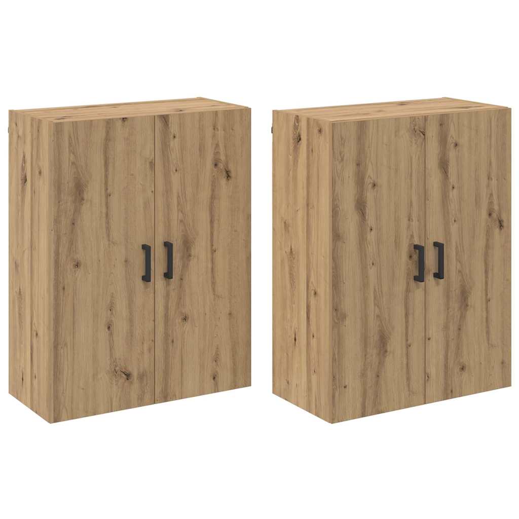 Väggmonterade Skåp 2 pcs artisan ek 69.5 x 34 x 90 cm