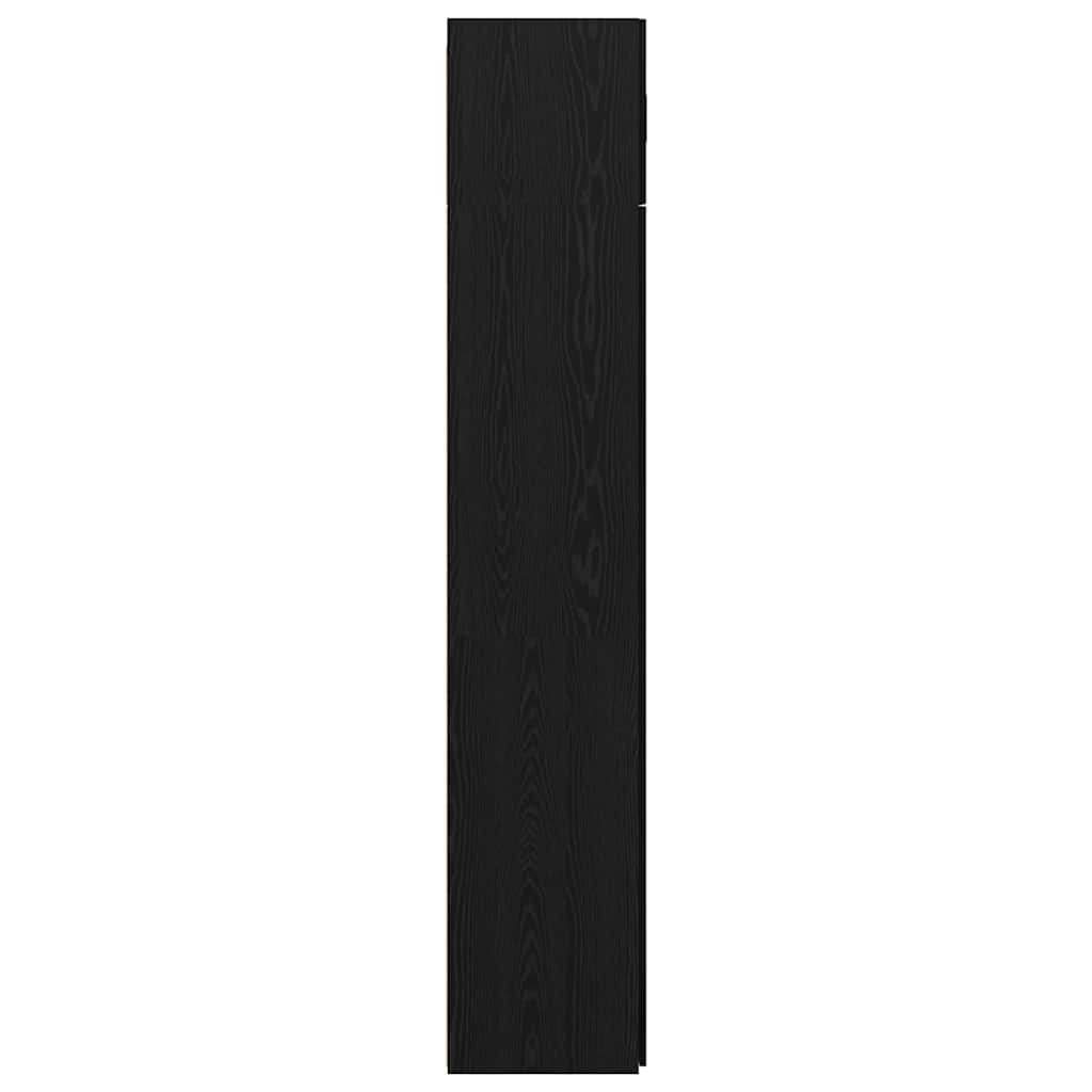 Skåp Svart Ek 80 x 41 x 225 cm