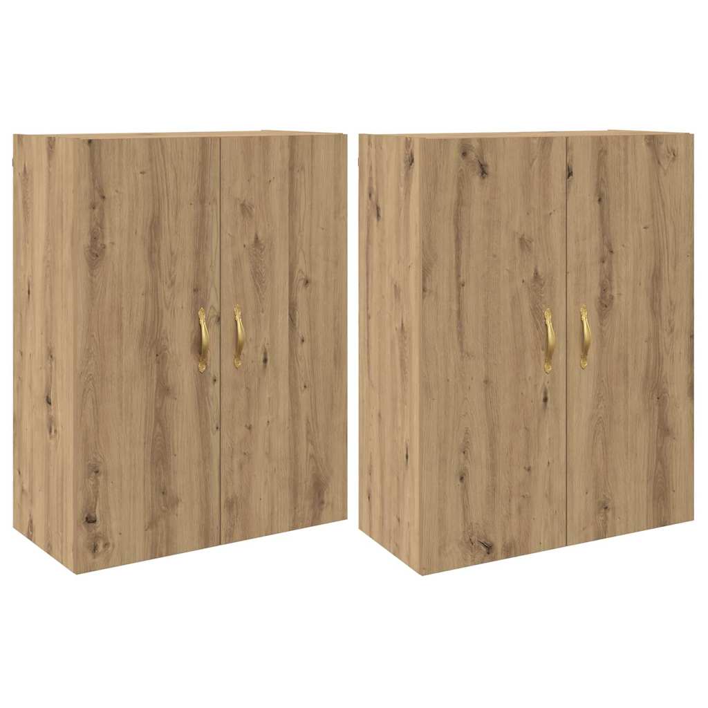 Väggmonterade Skåp 2 pcs artisan ek 69.5 x 34 x 90 cm