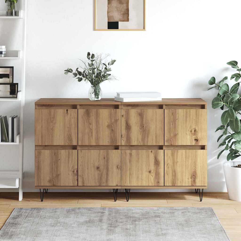 Skåp Artisan Ek 2 pcs 120 x 35 x 70 cm