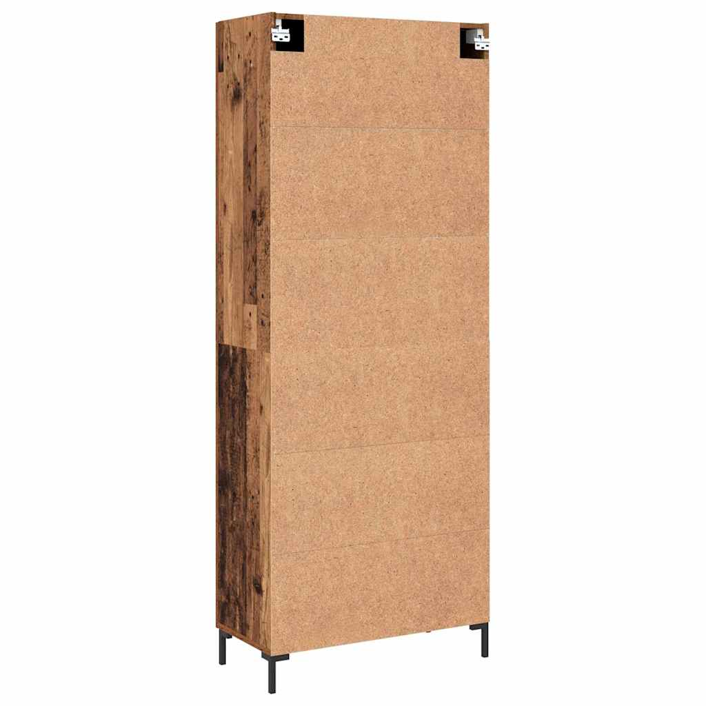 Skåp Trä 2 pcs Gammalt Trä 69.5 x 34 x 180 cm