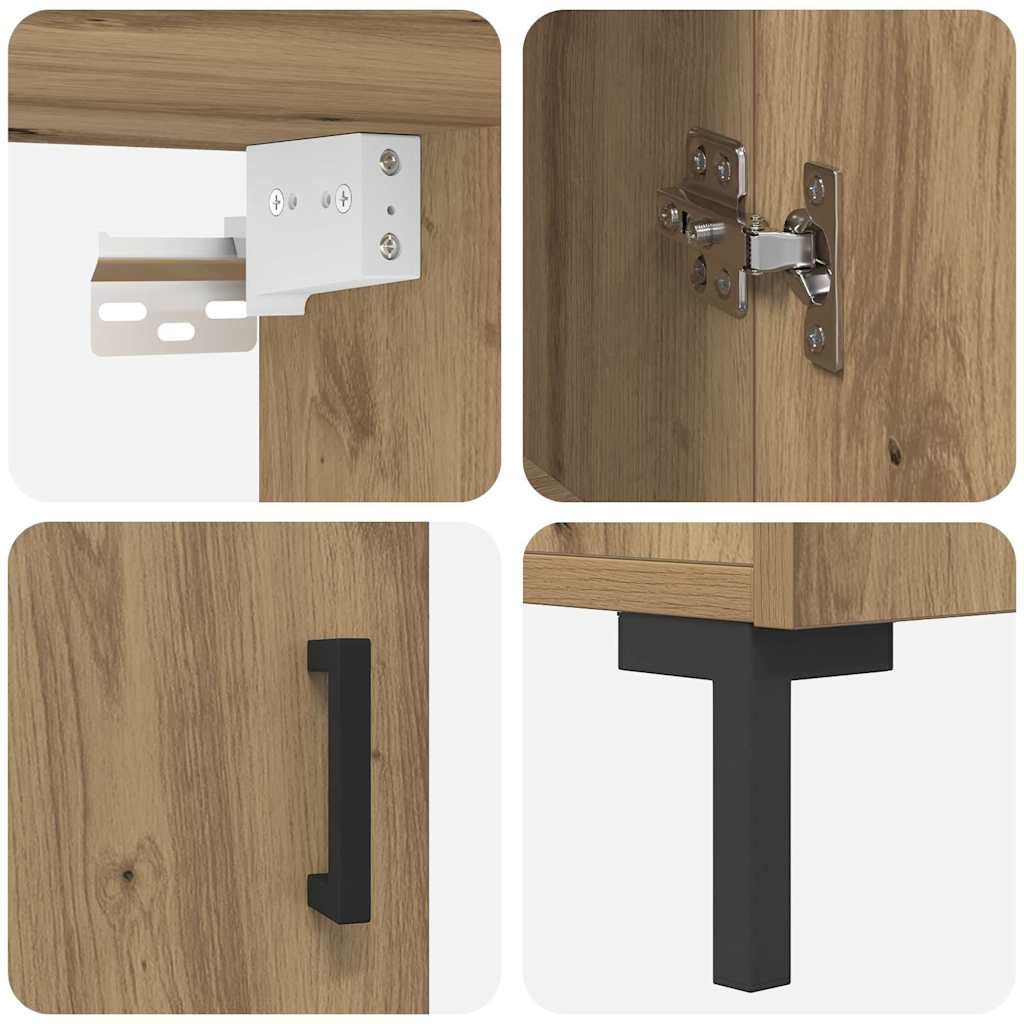 Skåp Artisan Ek 2 pcs 69.5 x 34 x 180 cm
