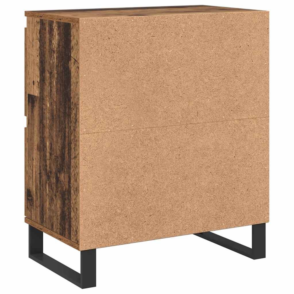 Skåp Trä 2 pcs Gammalt Trä 120 x 35 x 70 cm