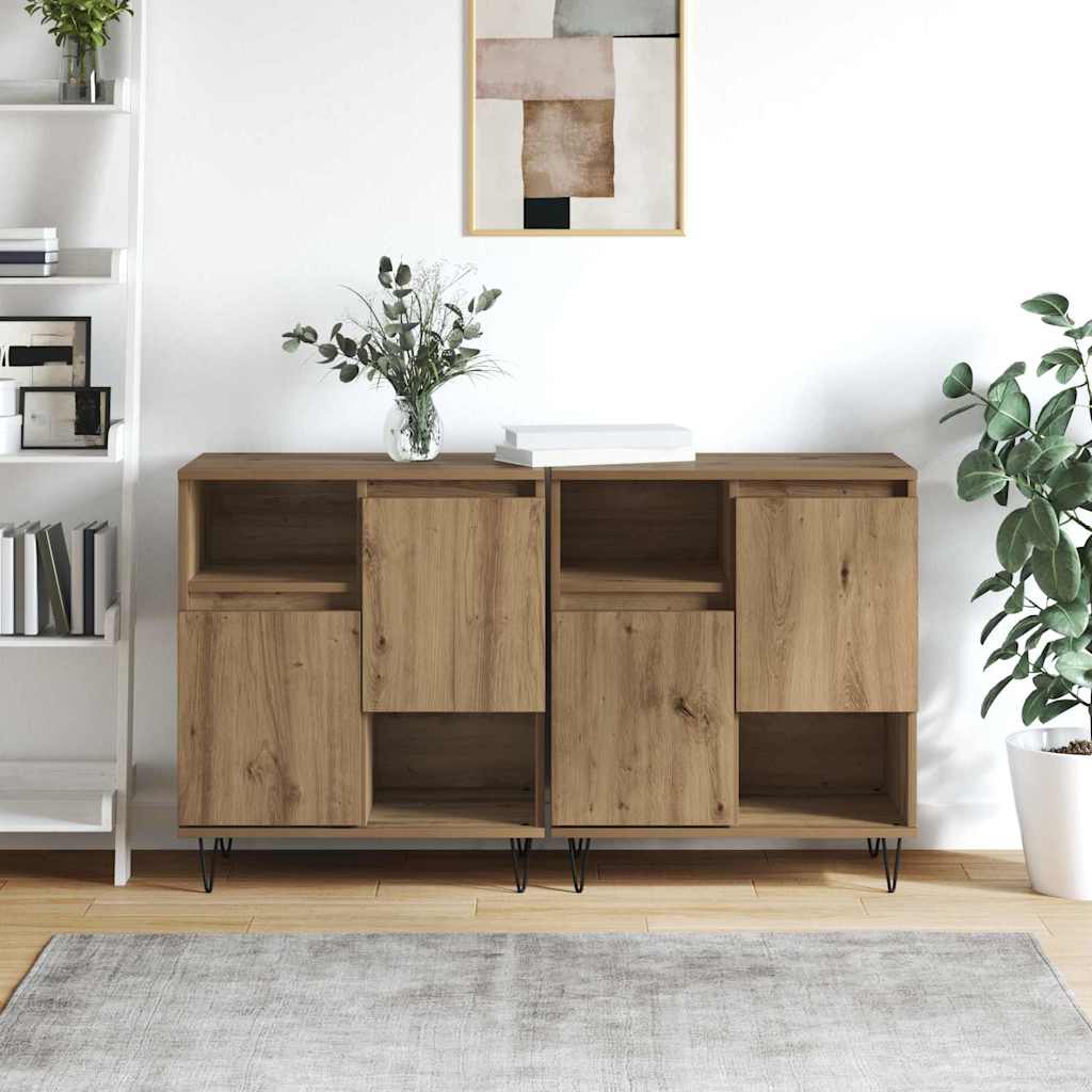 Skåp Artisan Ek 2 pcs 120 x 35 x 70 cm