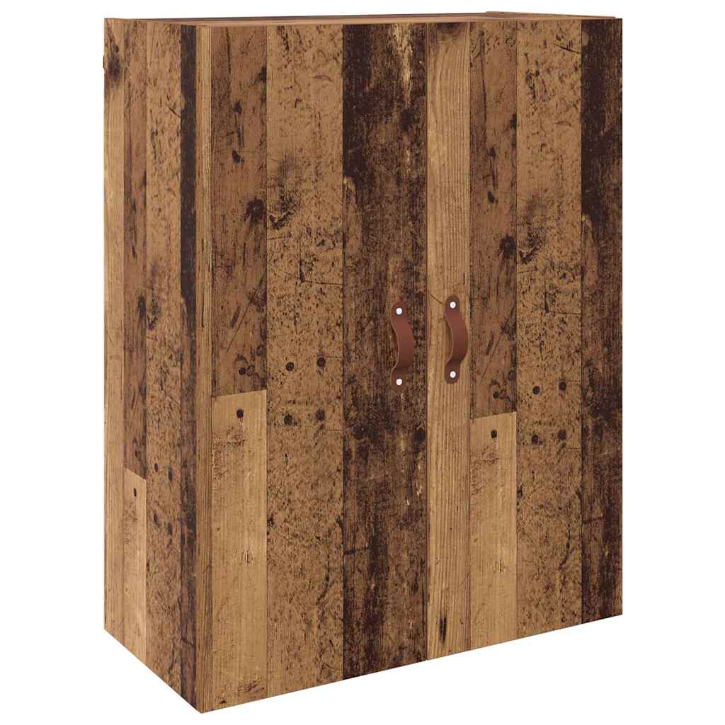 Väggskåp Åldrat Trä 2 st 69.5 x 34 x 90 cm