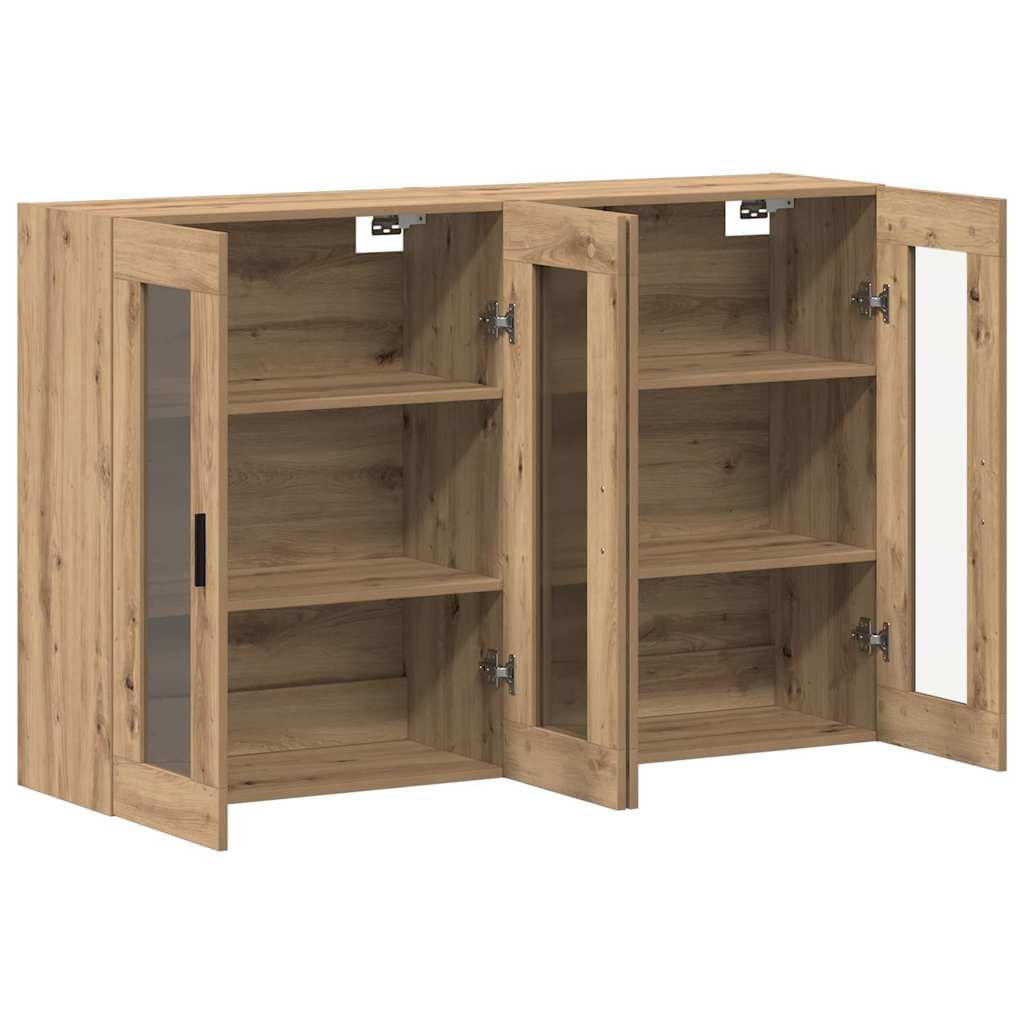 Väggmonterade Skåp 2 pcs artisan ek 69.5 x 34 x 90 cm Ekfaner
