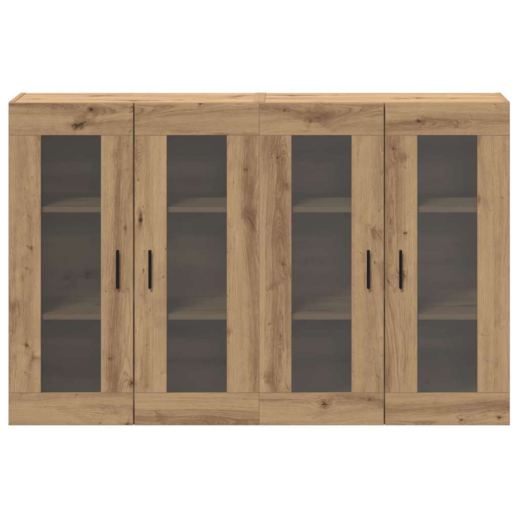 Väggmonterade Skåp 2 pcs artisan ek 69.5 x 34 x 90 cm Ekfaner