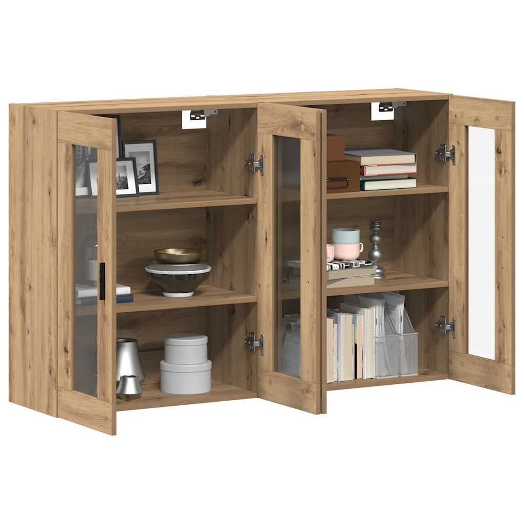 Väggmonterade Skåp 2 pcs artisan ek 69.5 x 34 x 90 cm Ekfaner