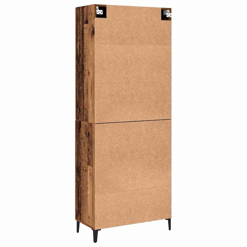 Skåp Åldrat Trä 2 pcs 69.5 x 34 x 180 cm