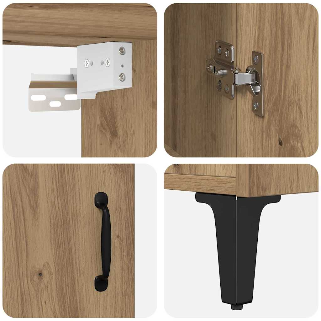 Skåp Artisan Ek 2 pcs 69.5 x 34 x 180 cm