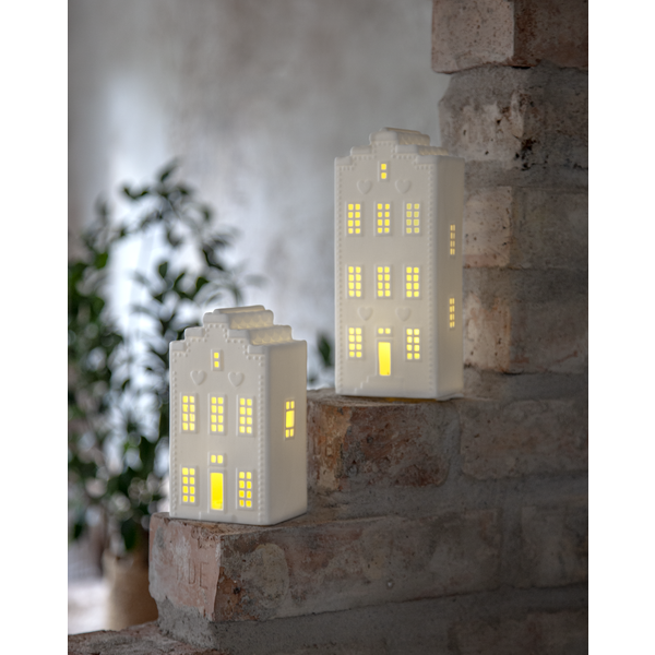 Belysning jul Vinter Hus 21 cm