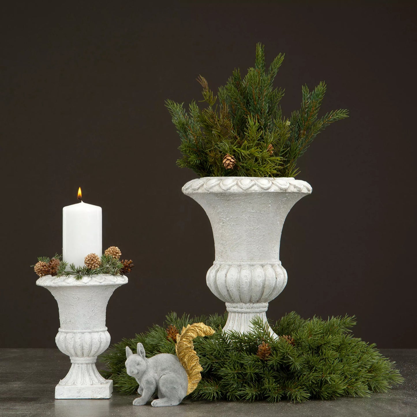 Blomkruka Pokal Antikvit - 18cm