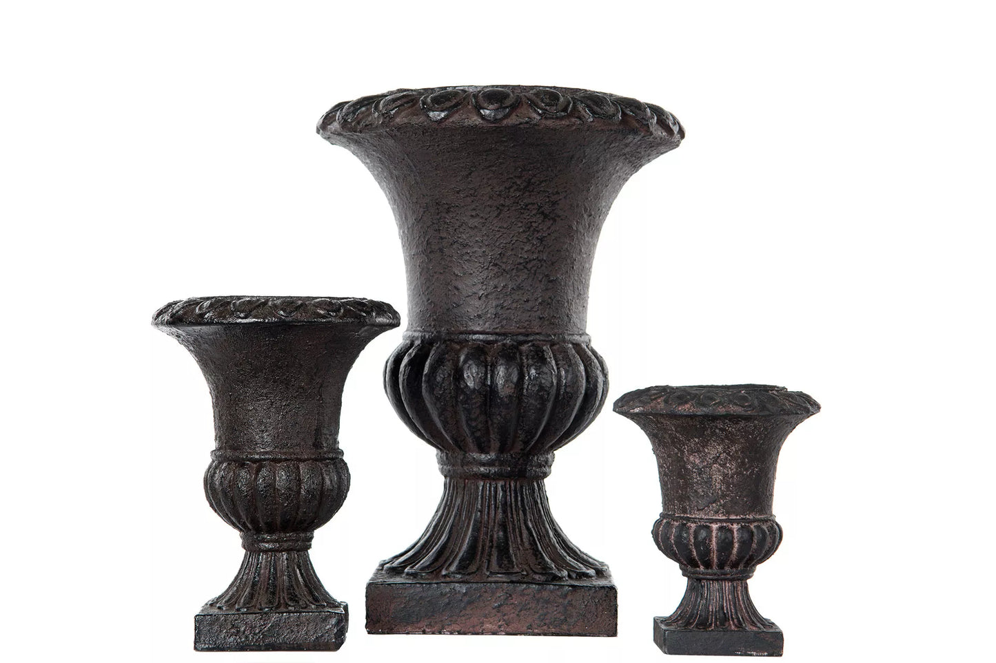 Blomkruka Pokal antikbrun - 30cm