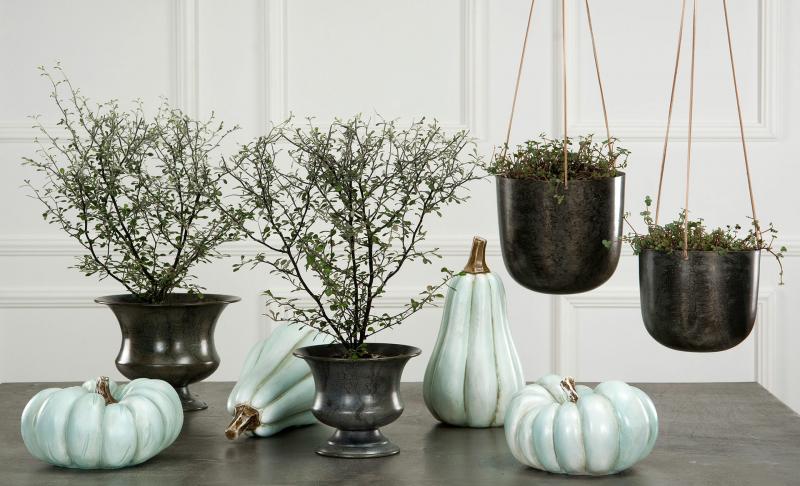Dekoration Pumpa Minty Avlång Poly 20cm 2-pack