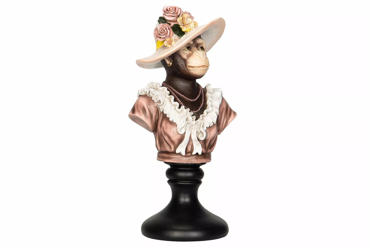 Dekoration Figur Apa Byst Fru Poly 20x15x41cm I lager: Vecka 8
