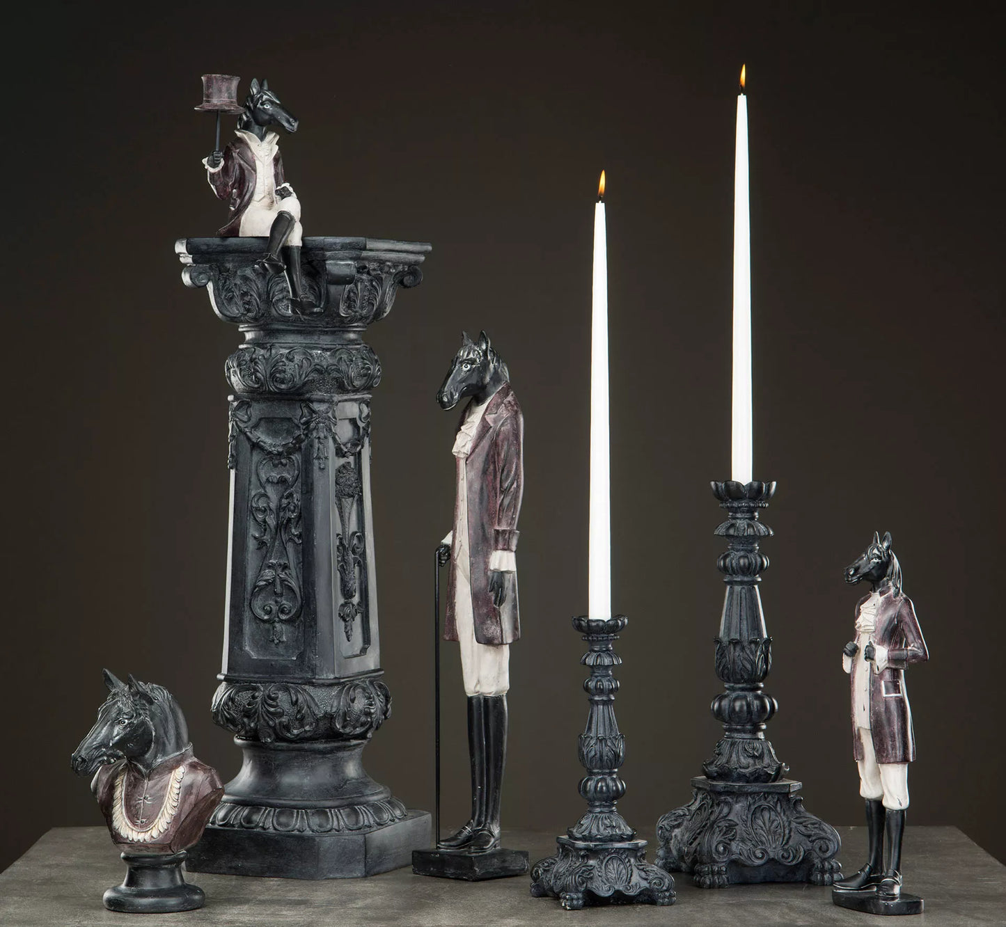 Dekoration Djur Häst kavaj 8,5x42cm