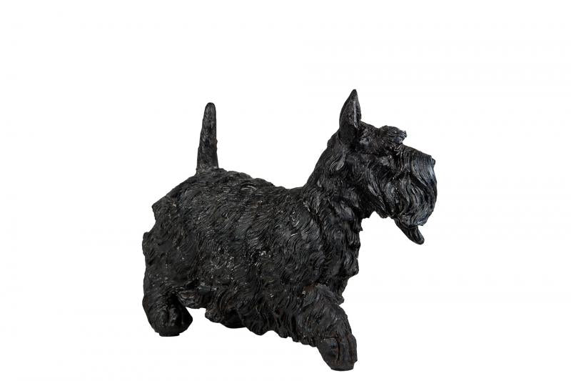 Dekoration Djur Hund Skotsk Terrier Poly 13x12,5cm