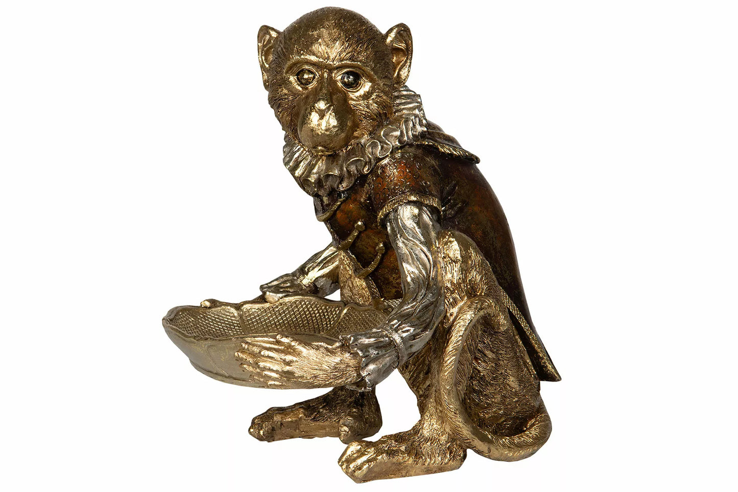 Dekoration Djur Apa Med Fat polyresin25x26x31cm