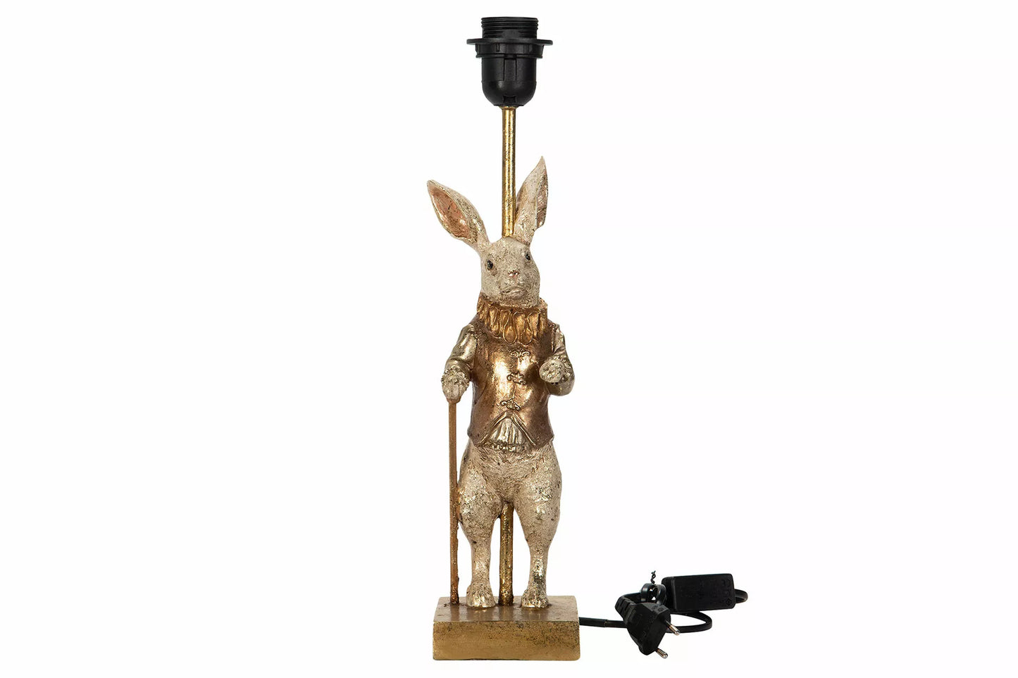 Bordslampa Lampfot Kanin Polyresin 10x43cm    I lager: Vecka  10