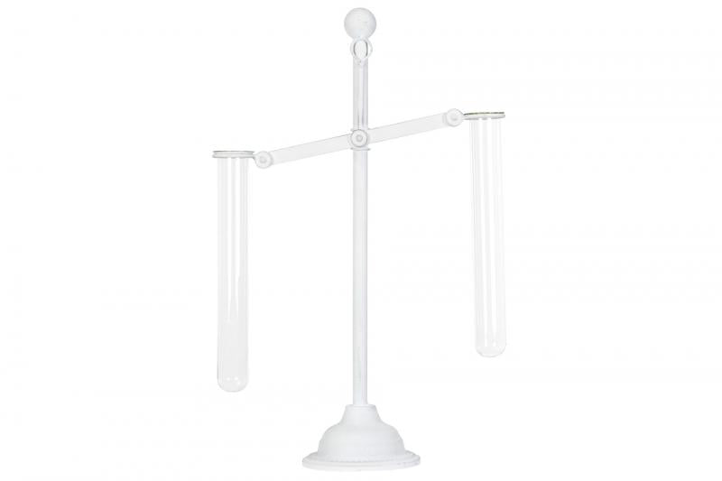 Dekorativ Vas Vågskål Provrör - antikvit