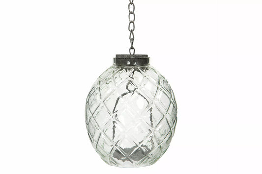 Ljuslykta Glas Haley Kedja 13x18/50cm