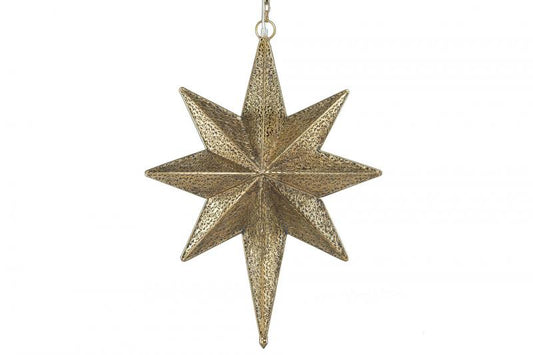 Belysning jul Adventsstjärna belysning - mässing 68 cm