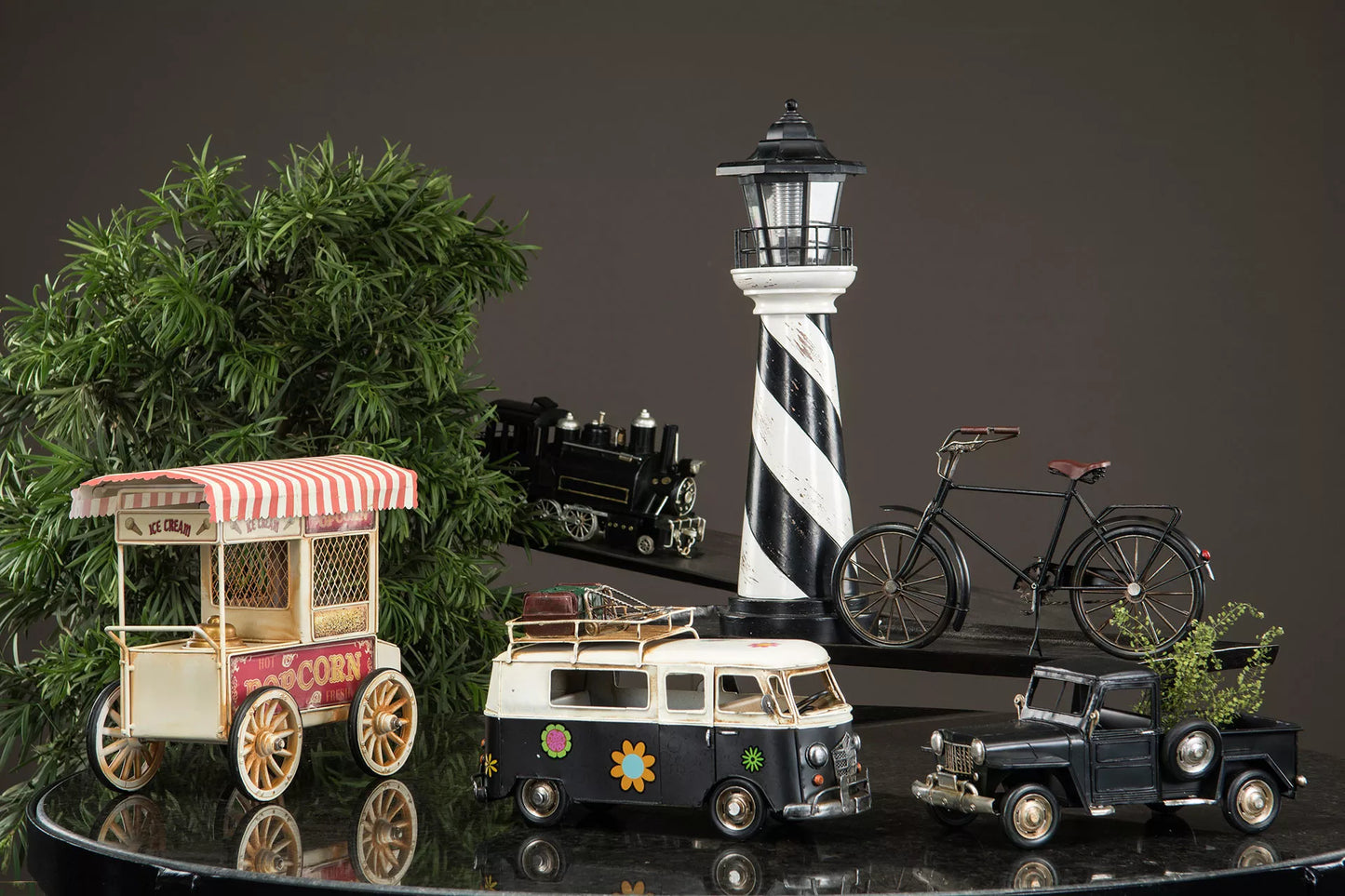 Dekoration Metalldekoration Lokomotiv Metall 26 cm