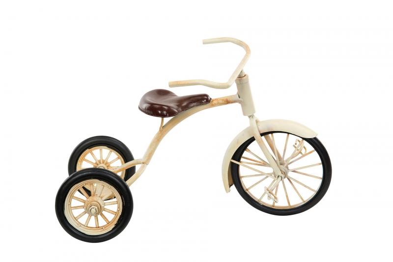 Dekoration Metalldekoration Cykel Trehjuling 25x18x16cm