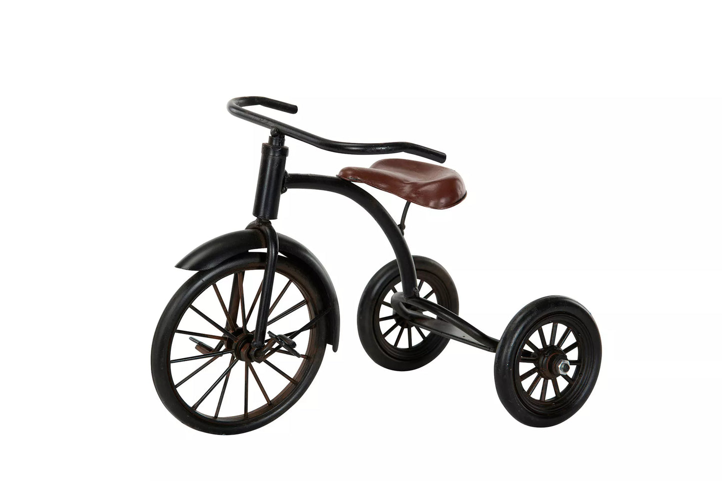 Dekoration Metalldekoration Cykel Trehjuling Svart Metall 25x18x16cm
