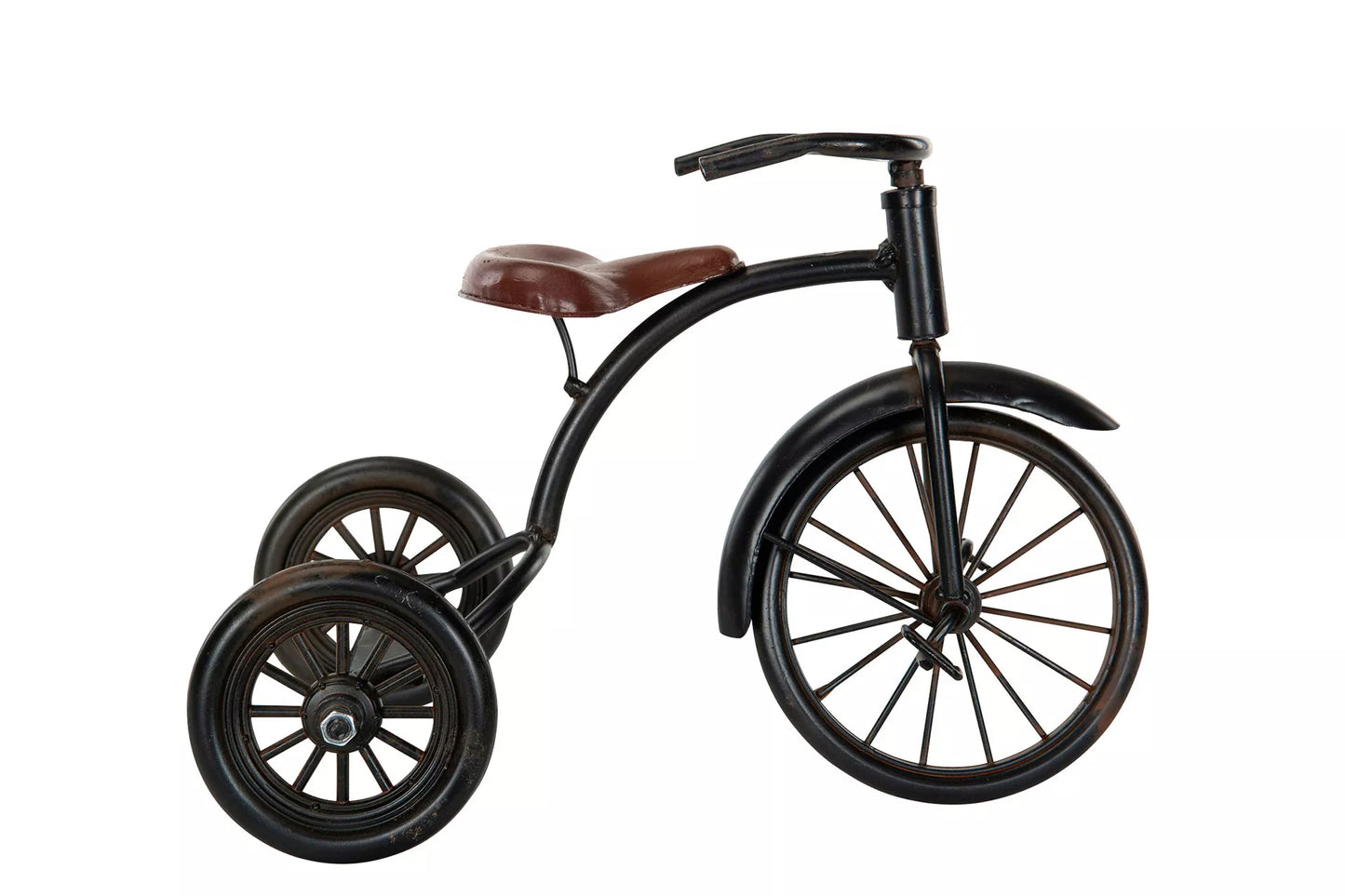 Dekoration Metalldekoration Cykel Trehjuling Svart Metall 25x18x16cm