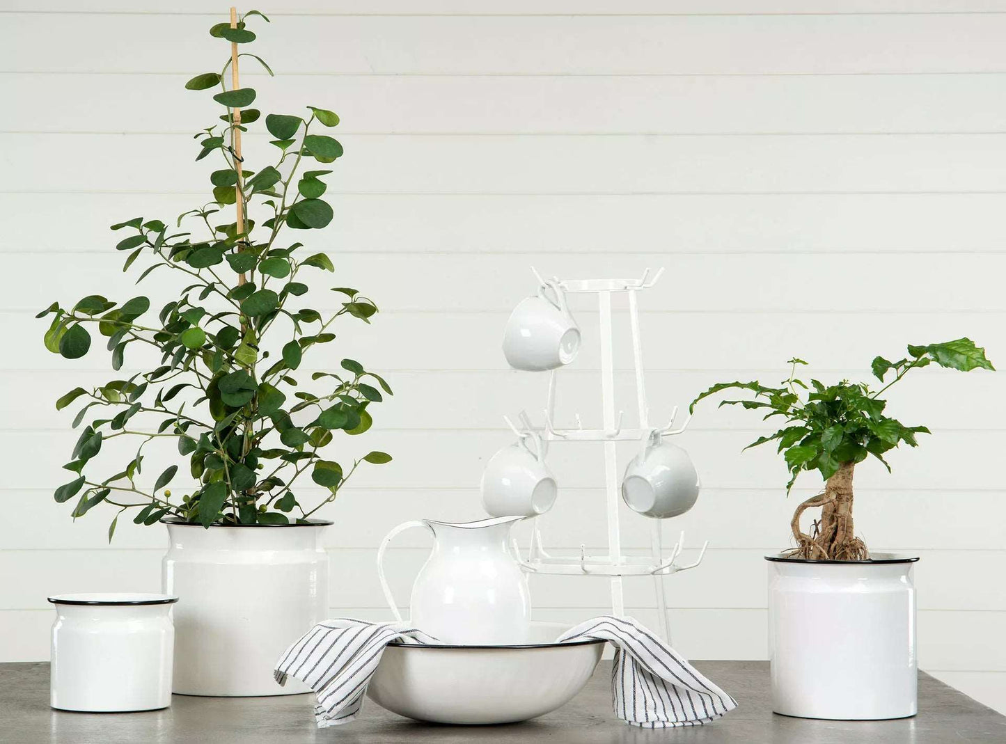 Redskapställ Kopphållare 54 cm vit