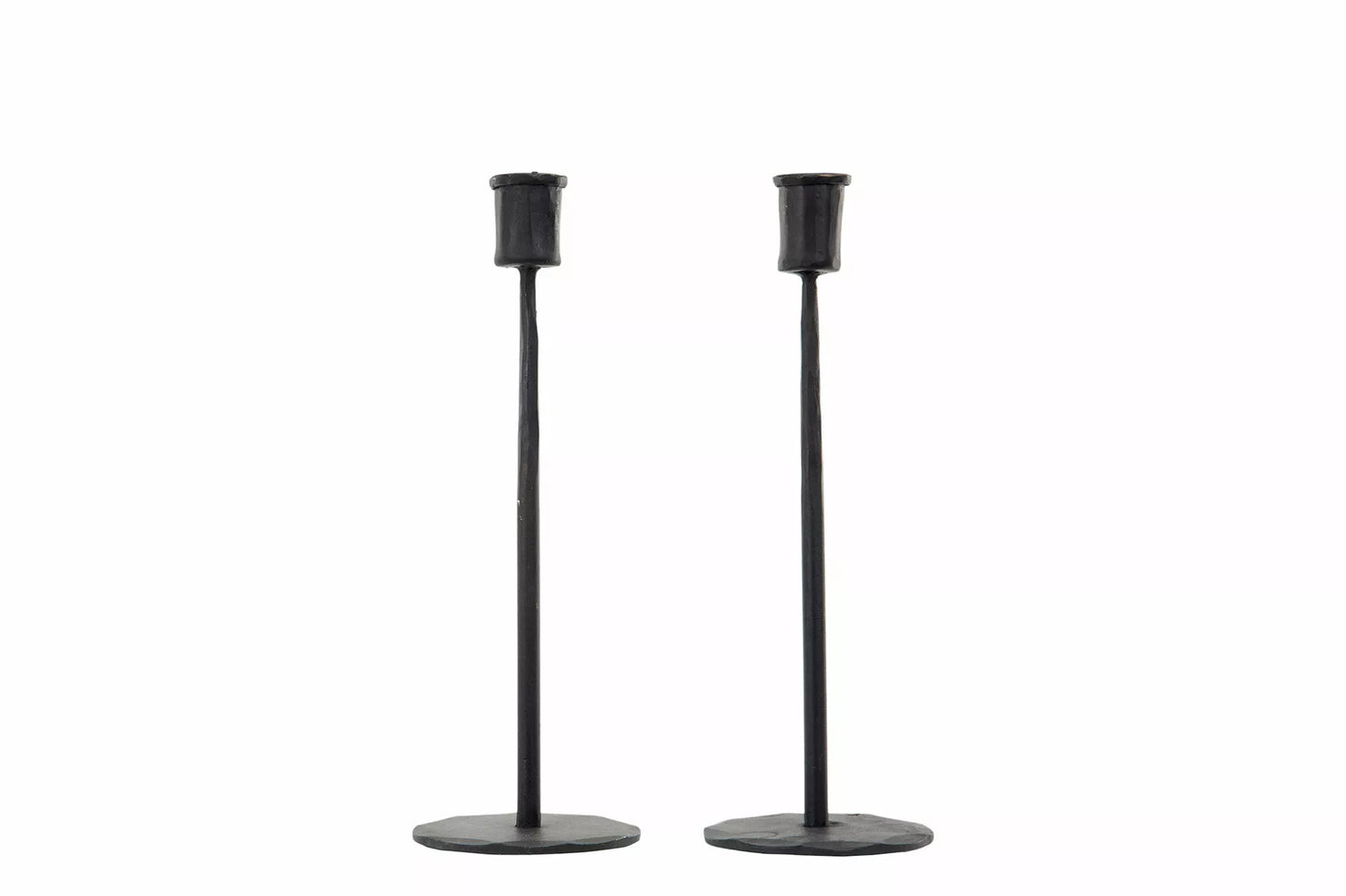 Ljusstake Rak Svart Metall 9,5x27cm