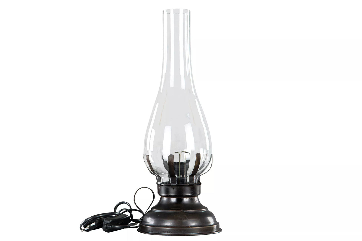 Bordslampa El 42 cm - Antikbrun