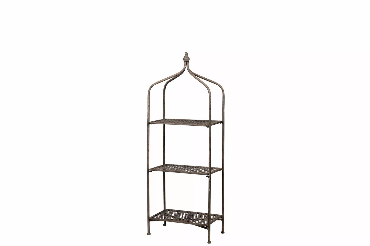 Blomställning Hylla Växt Knopp Fällbar Metall 42x25x114cm