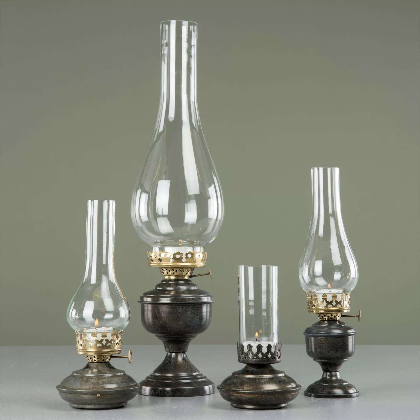 Ljuslykta Lampa till värmeljus Onyx Maxim Ø13x52cm