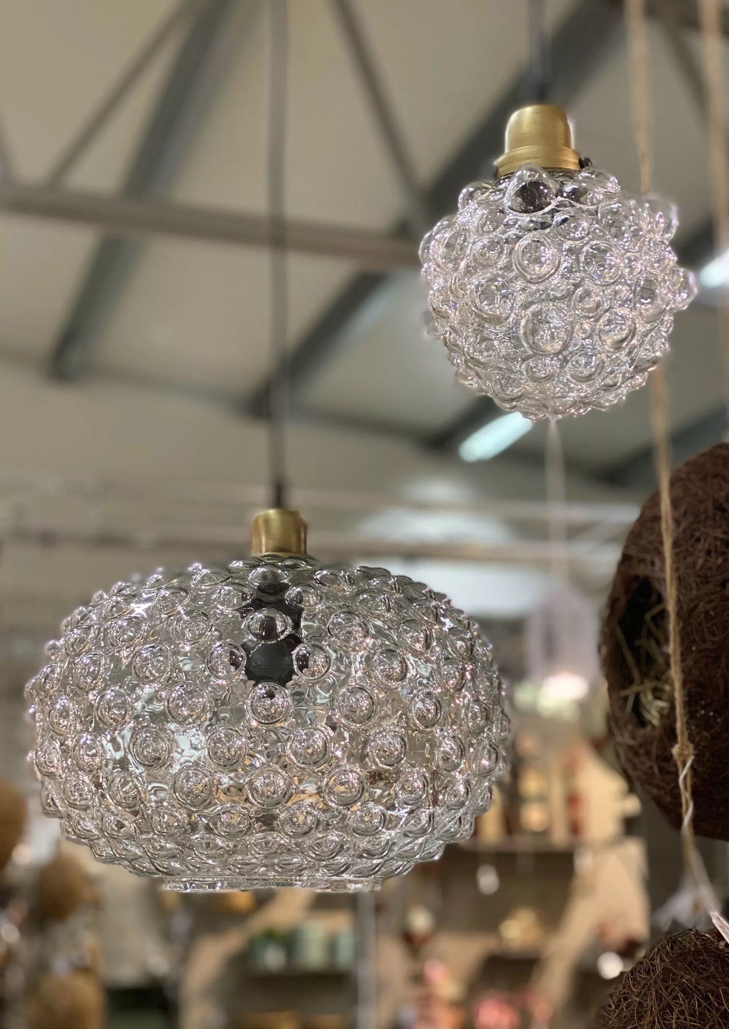 Taklampa Globe Stor Glas 30x23cm