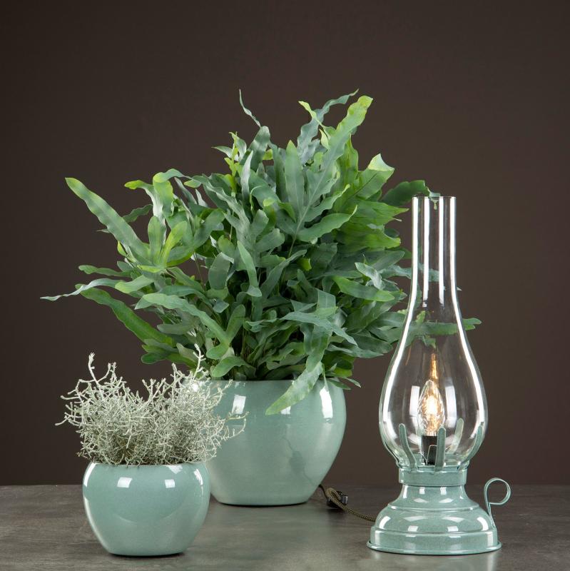 Bordslampa El 42 cm - Emalj Ocean