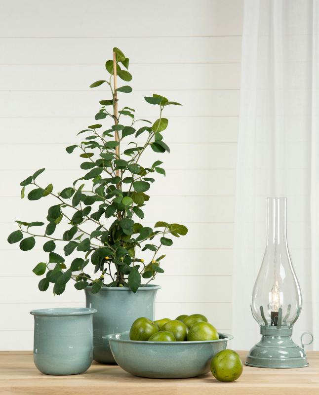 Bordslampa El 42 cm - Emalj Ocean