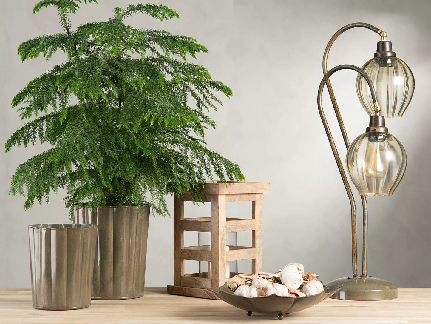 Bordslampa Duo Olive