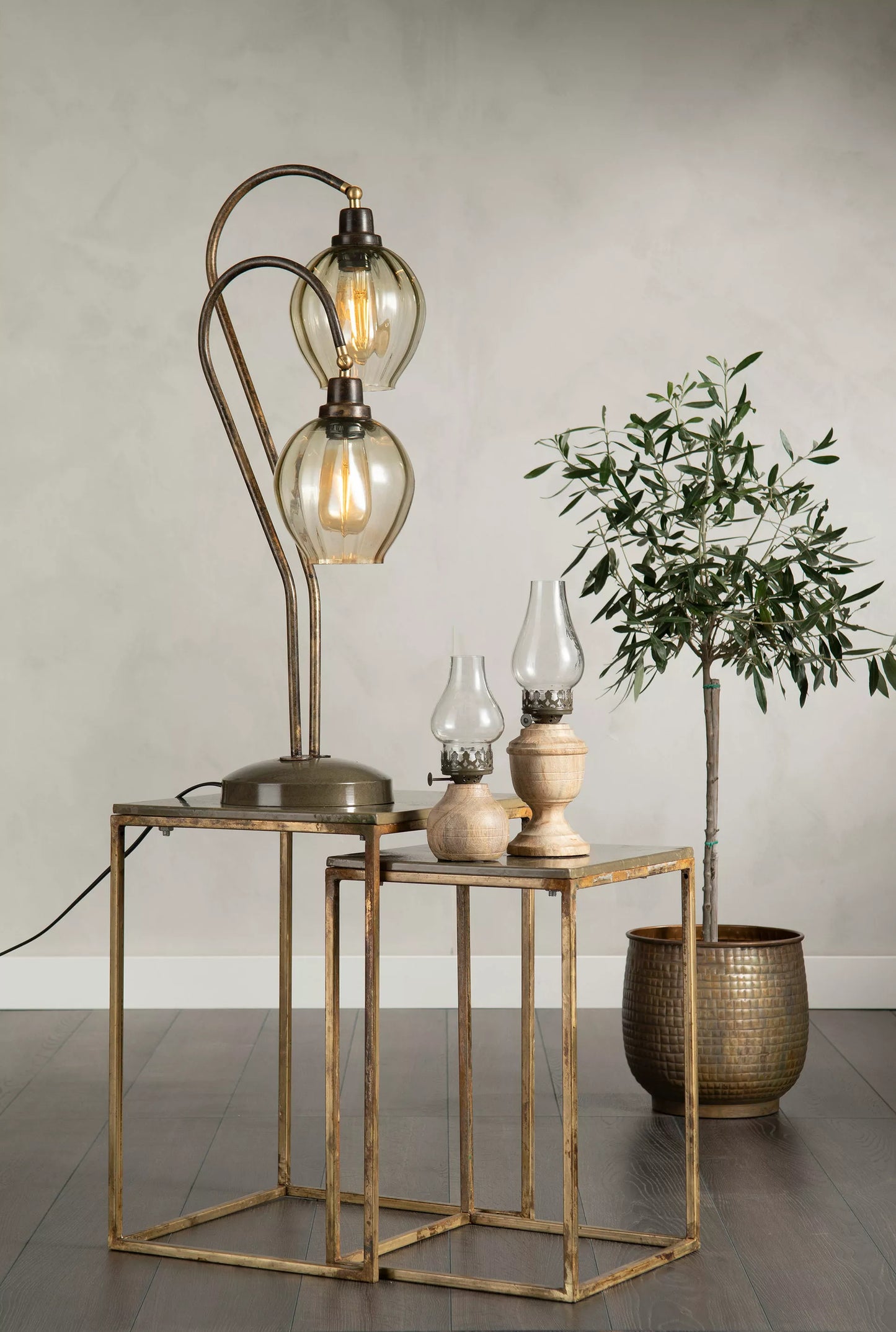 Bordslampa Duo Olive