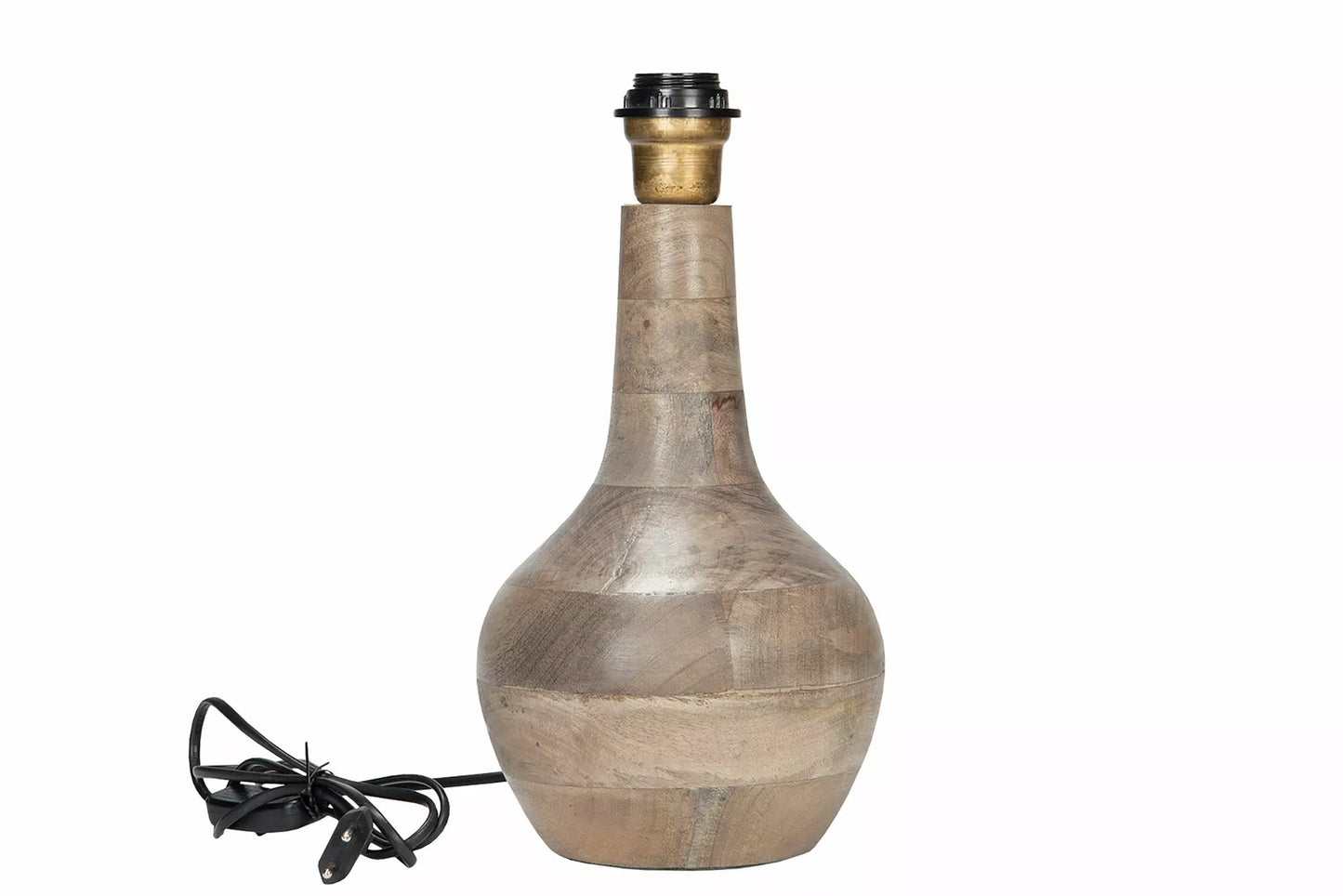 Bordslampa Lampfot Ira Trä Antik