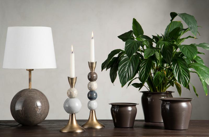 Ljusstake Kronljus Multi Stone 26 cm